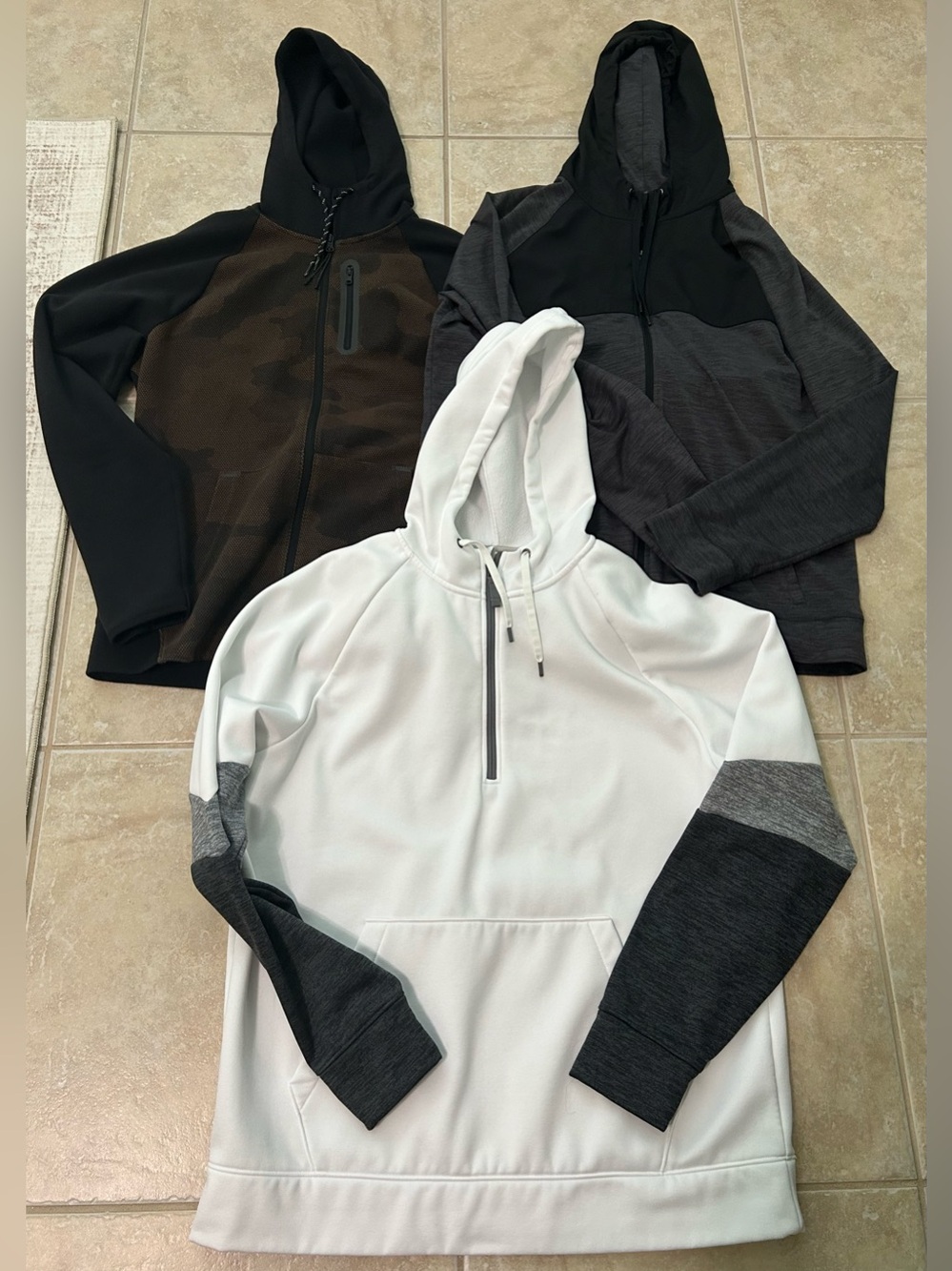 Men’s Zipper Hoodies Old Navy, DSG Lot of 3-size L & XL